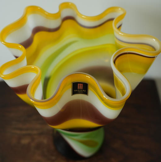 日本手工玻璃花瓶 商品图4