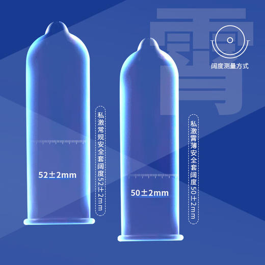 SIKI私激避孕套玻尿酸安全套超薄水氧润滑雨薄系列霄8只装 商品图3