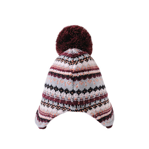 英氏儿童针织帽子小孩保暖雷锋帽护耳贴面帽秋冬新款YRPHJ31013A 商品图1