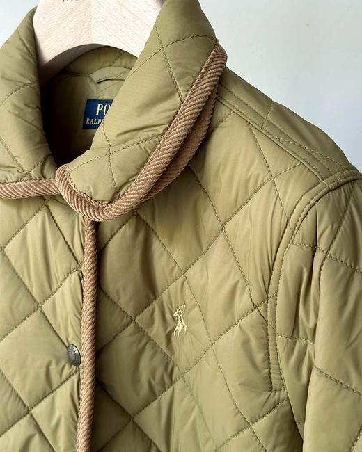 单品包邮现货 THS-无 RL马球家 经典款绗缝猎装棉服 修身叠搭外套 4色 BW399 商品图7