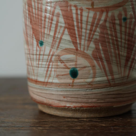 日本作家器皿手绘花瓶 商品图2