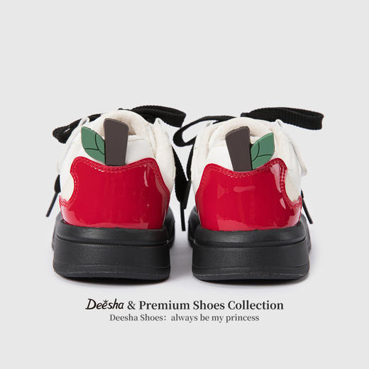 笛莎Deesha 女童童鞋2025冬季新款休闲加绒低帮板鞋 商品图4