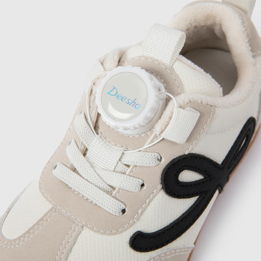 笛莎Deesha 女童童鞋2025冬季新款加绒保暖低帮运动鞋 商品图3