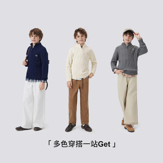 【120-165】【纳维凯尔】意大利小帆船童装男童针织衫毛衣 商品图9