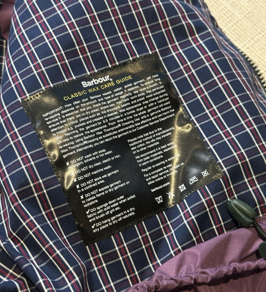 纯元Barbour联名款涂蜡油蜡外套夹克092412 商品图6