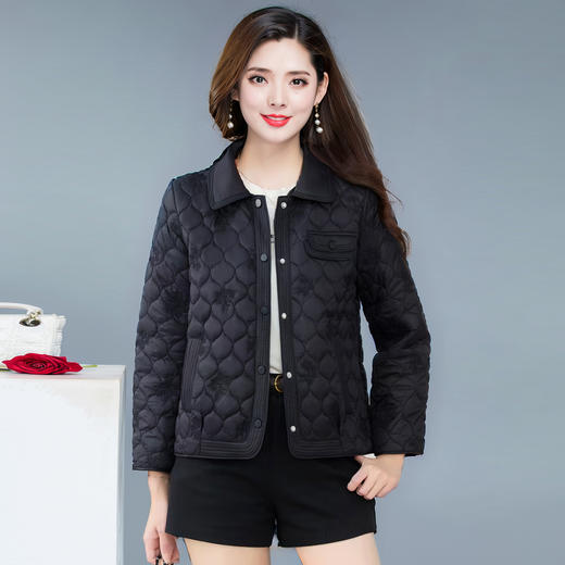 QYM 99H220-Y夹棉短款外套薄款小棉衣休闲 商品图3