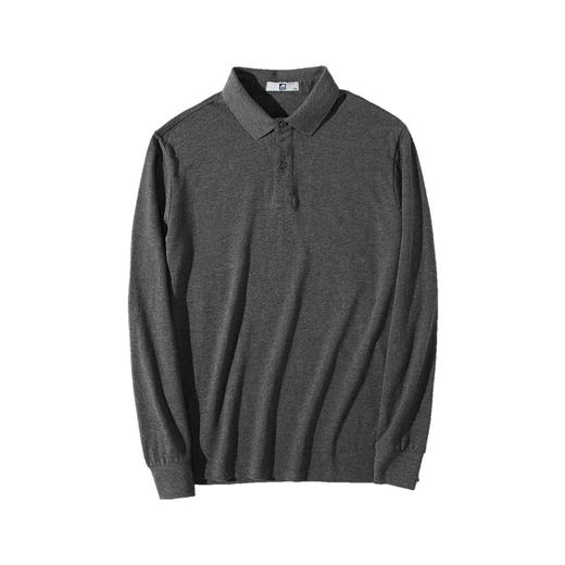 下架/男装秋款百搭纯棉长袖翻领T恤男士休闲polo衫7273 商品图4