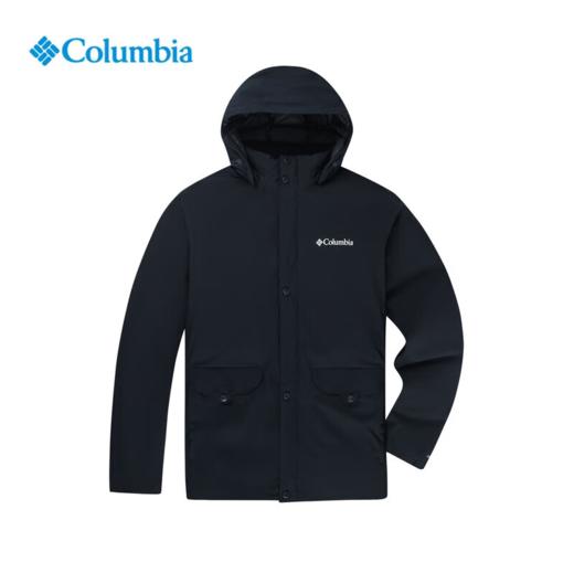 哥伦比亚穿行系列-男式防水连帽羽绒外套WE0054 商品图1