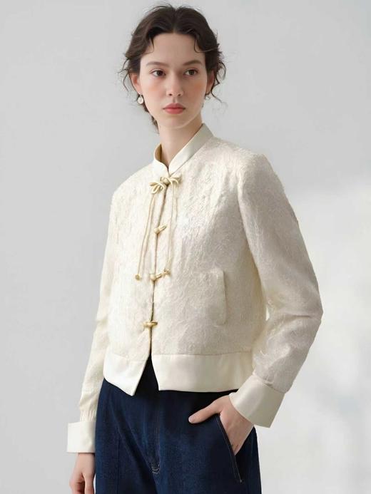 12.12错过没有！清货不退退货勿拍 MRFEITO品牌女装！！2684新中式时装流苏立领秋季新品外套-喜出 商品图3