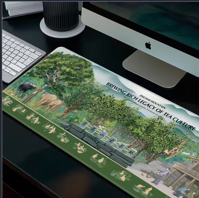 民俗鼠标桌垫