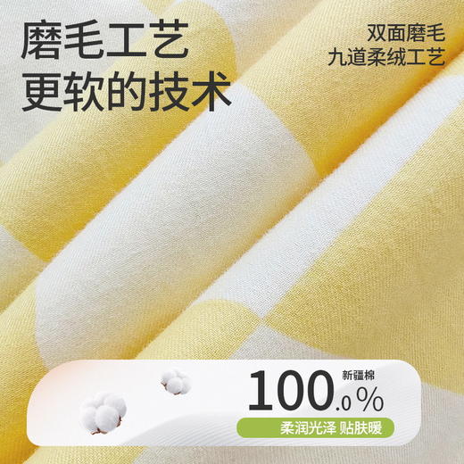 秋冬全棉梭织磨毛刺绣纯棉睡衣男女套装家居服 商品图3