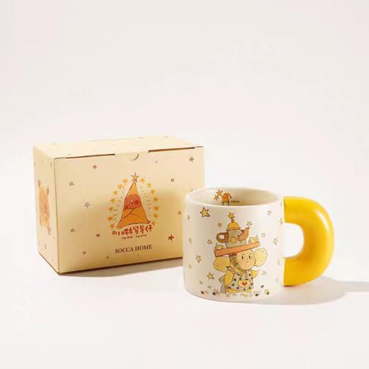 星星人联名网红水杯子大容量情侣陶瓷马克杯生日礼物咖啡杯伴手礼bj 商品图3