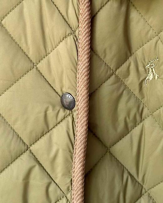 单品包邮现货 THS-无 RL马球家 经典款绗缝猎装棉服 修身叠搭外套 4色 BW399 商品图9