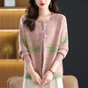CC慵懒毛衣外套女士2025秋冬新款高级感洋气重工亮片针织开衫上衣潮 商品缩略图0