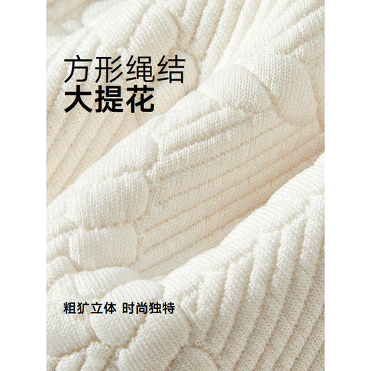 GXG男装 大提花肌理短裤男通勤裤子凉爽宽松休闲裤 2025夏季新品 商品图4