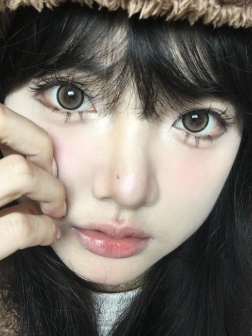 E-lensstyle半年抛 熊猫花花 黑灰/芝士卷卷 棕 14.2mm 非离子 商品图7