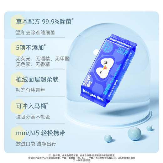 DY德佑湿厕纸轻携迷你装7片*8包*3提 商品图5