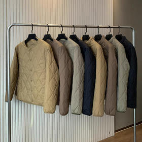 出口整单 叠穿神器！2025科技高效保暖棉情侣款棉衣复古山系绗棉棉服！