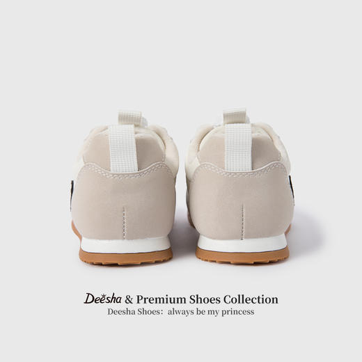 笛莎Deesha 女童童鞋2025冬季新款加绒保暖低帮运动鞋 商品图4