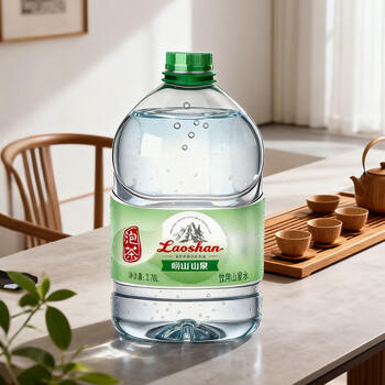 崂山山泉水饮用水 水源地灌装泡茶用水 家用大桶水3.78L*4桶 热门商品 /水饮冲调 /饮用水 /饮用天然水 商品图2