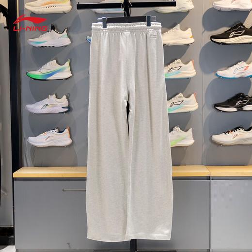 李宁卫裤女2025秋季新款运动直筒宽松运动长裤休闲裤女AKLVC12 商品图1