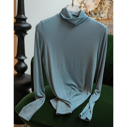 6%绵羊毛  高领羊毛打底衫  A-5310 商品图3