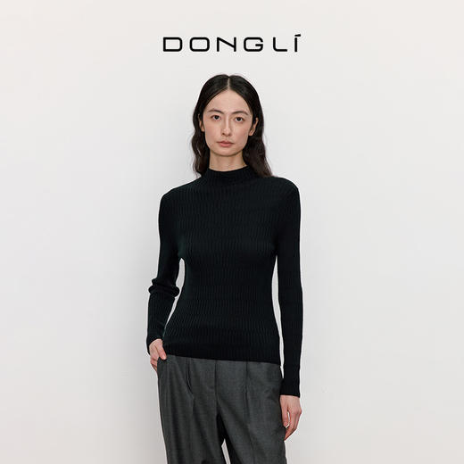 东黎 • 我不被驯化 山羊绒女士秋季半高领套衫 5158 商品图4