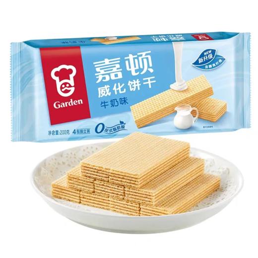 【超市】嘉顿牛奶威化200g 商品图0