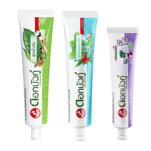 泰国双连草本牙膏清洁牙齿牙黄牙渍清新去口气护龈健齿 商品图4