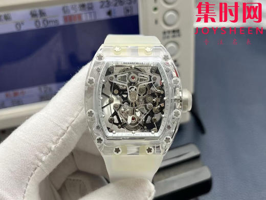 墙裂推荐 V4升级版 新力作 EUR理查德米勒RM056-雪琉璃！RM56透明壳 男士腕表 劲爆的真陀飞轮腕表！震撼来袭！ 商品图1