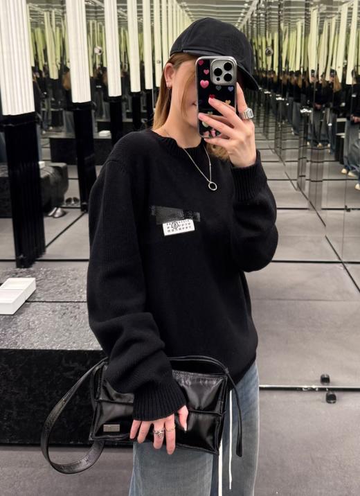 中性款印花刺绣针织毛衣016 商品图4