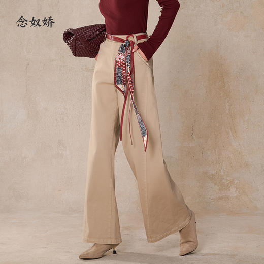 【商场同款】CNT5926 “ 老钱牛仔裤 ” 时髦老钱风，高级又百搭 只显裤型不显腿型  高弹牛仔面料，久坐不紧绷 商品图2