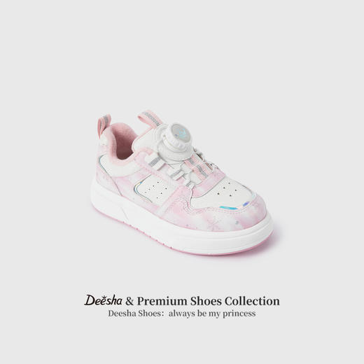 笛莎Deesha 女童童鞋2025冬季新款百搭加绒低帮板鞋 商品图1