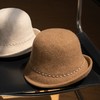 疯帽子 秋冬25新法式赫本风纯羊毛渔夫帽保暖优雅显脸小盆帽子女 商品缩略图3
