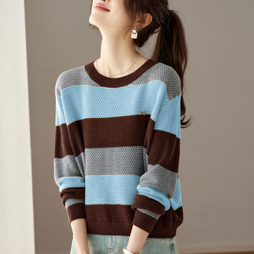 CC 27-25157时尚撞色打底衫气质毛衣 商品图3