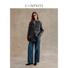 C+IMPRESS/西嘉老钱风短大衣女冬季双面桑蚕丝羊毛羊驼毛呢外套 商品缩略图3