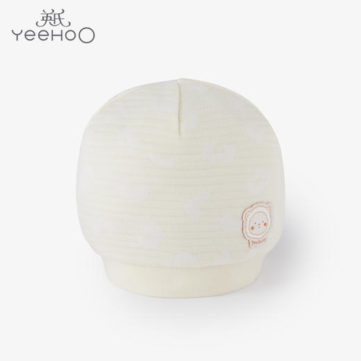 英氏婴儿帽子春秋胎帽男女宝宝圆顶帽新生儿保暖帽YLSJJ31019A 商品图0