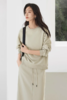 DUIBAI对白 草绿色休闲卫衣半裙套装 21173 商品缩略图1