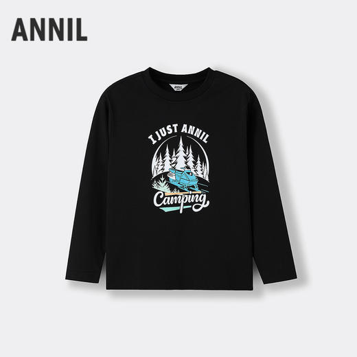 【实体店同款】男童圆领长袖T恤秋季新款安奈儿童装AB531977 商品图1