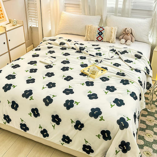 PLOVER啄木鸟(PLOVER)夏凉被-凉感丝夏被 花枝 200cm*230cm 商品图6