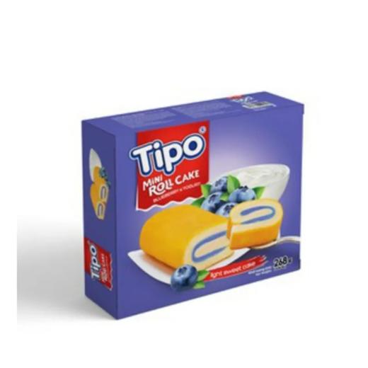 【超市】Tipo蓝莓味蛋糕卷180g 商品图0