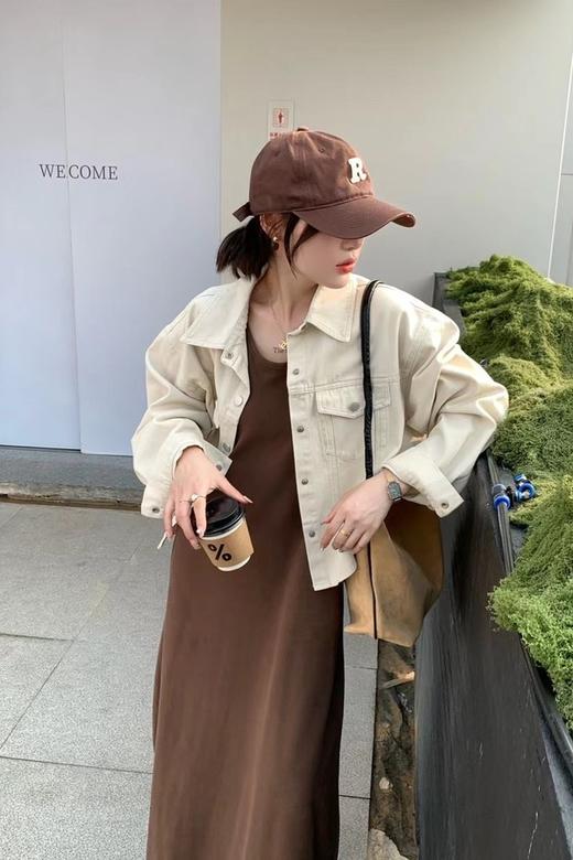 LNNNS 米白色短款率性工装风外套 21021 商品图2