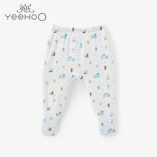 英氏2折清仓 婴儿冬夹棉保暖大PP裤宝宝纯棉宽裆裤子YZJHJ31011A 商品图0