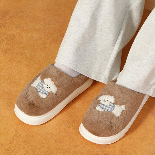 格纹小狗情侣男款棉拖-纪念日百货门店同款165794734 商品图2