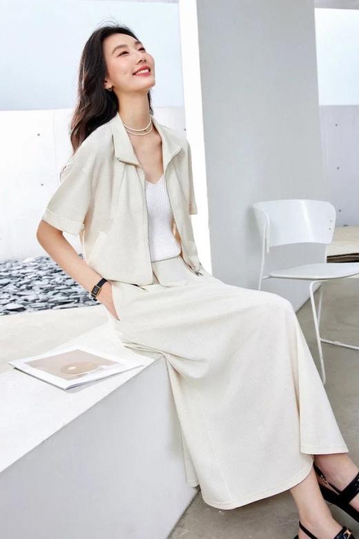 VIMLY/梵希蔓 米白色系开衫半裙休闲套装 21196 商品图6