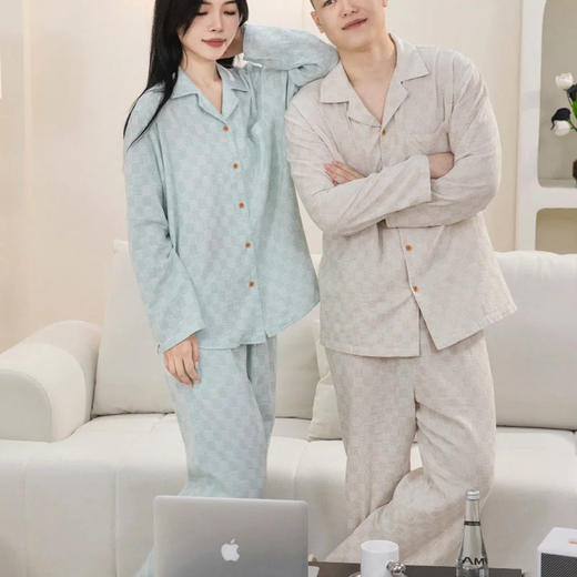 【格调家·巴洛克风长袖家居服】 睡衣 商品图1