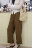 布朗尼卷边阔腿裤 ｜ 把浓郁秋色穿在身上，时髦又高级，大牌级品质【3-5天发货，周末顺延】 商品缩略图1