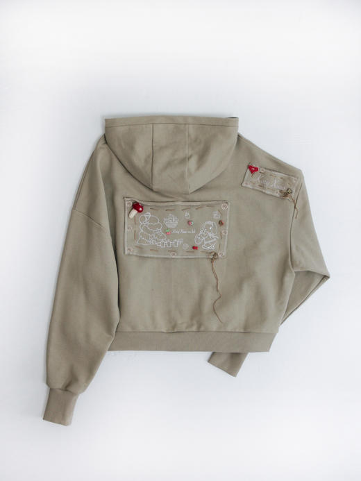 Kaiy Xiao 魔法系列 后背小兔印花连帽毛衫外套 商品图9