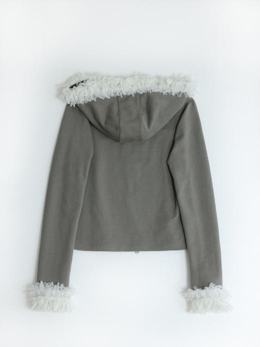 Kaiy Xiao 魔法星星系列 雪女流苏连帽卫衣外套 商品图7