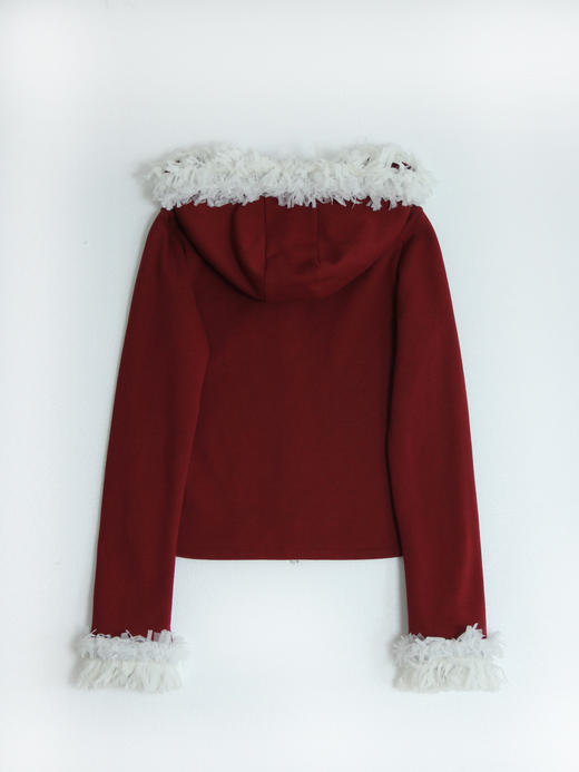 Kaiy Xiao 魔法星星系列 雪女流苏连帽卫衣外套 商品图5